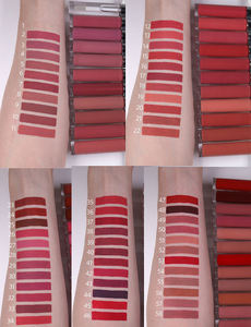 Không thấm nước màu đỏ Matte lỏng Vegan nhung Matte Vegan nhãn hiệu riêng son môi - Product Image 3