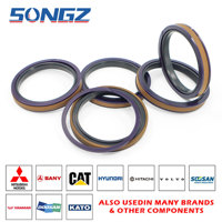 Sellos de cilindro hidráulico al por mayor de fábrica Cu-PTFE compuesto SPGW sellado combinado 125*102*15,5mm sello mecánico
