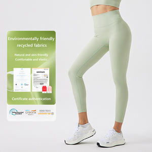 Anpassbare amerikanische umwelt freundliche Damen gamaschen aus recyceltem Stoff für Frauen - Product Image 1