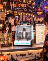 Imprimante 3D de bonbons pour fêtes d'Halloween, idéale pour l'art sucré, les petites entreprises, les pâtisseries et la location événementielle