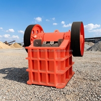 Concasseur à mâchoires compact PE-150*250 à moteur diesel avec pompe et boîte de vitesses, mini concasseur de roche pour excavatrice, Chine
