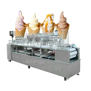 ORME Machine de remplissage et de scellage de tasse de cône de crème glacée au beurre de cacahuète et au yaourt entièrement automatique pour le Sri Lanka