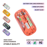 Souris sans fil 2.4G, clic silencieux, 800-1600 DPI réglables, ultra-légère 70g, souris portable pour ordinateur de bureau et portable, vente en gros