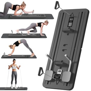 BunnyHi JFB001 Planche Abdominale Multifonctionnelle Planche de Pilates Appareil d'Entraînement des Abdominaux Équipement d'Exercice pour les <span class=keywords><strong>Abdos</strong></span> - Product Image 1