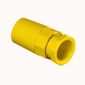 ข้อต่อกล่องเกลียว PVC สีเหลือง รุ่น AC BH B Y ทนไฟ ขนาด 20 มม. ถึง 50 มม. - Product Image 1