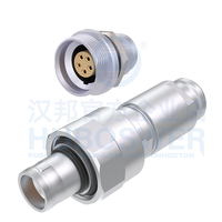 Konektor Robot Bawah Air Deep Sea 600 Meter FVG Plug HVG Fixed Socket Seri 0W 2/3/4/5/6/7/9 Pin Kedap Air IP68