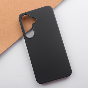 Funda de teléfono mate negra Simple para <span class=keywords><strong>Samsung</strong></span> S8 9 10 Plus Solf TPU funda de teléfono móvil para <span class=keywords><strong>Samsung</strong></span> S20 <span class=keywords><strong>21</strong></span> 22 23 24 <span class=keywords><strong>Ultra</strong></span> Plus FE - Product Image 1