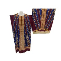 Vêtements pour femmes africaines de haute qualité, robe en satin avec strass, robe abaya pour femmes musulmanes, ensemble de 2 pièces, abayas avec écharpe