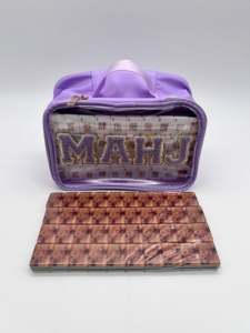 ชุ<span class=keywords><strong>ด</strong></span>ไพ่นกกระจอกอเมริกัน<span class=keywords><strong>ส</strong></span>ุดหรูลายกระดองเต่า รุ่นยอ<span class=keywords><strong>ด</strong></span>นิยมปี 2026 พร้อมไพ่อะคริลิคแบบกำหนดเอง 166 ตัว พกพา<span class=keywords><strong>ส</strong></span>ะดวก<span class=keywords><strong>ส</strong></span>ำหรับผู้เล่น 4 คน <span class=keywords><strong>ด</strong></span>ีไซน์ทันสมัย - Product Image 3