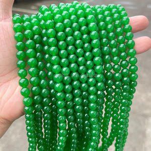 Joyería Jingde, Jade Hetian de Qingshui, Cuentas Redondas de Calcedonia, Ábaco, Accesorios Hechos a Mano, Sueltos, para Ensartar - Product Image 2