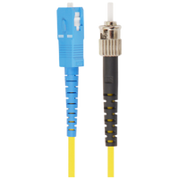 Jumper Serat Optik Kelas Telekomunikasi SC-ST (UPC) 1m Single-Mode Single-Core G657A1 9/125 Counter Bending LSOH Haina