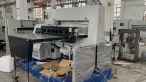 Dapeng 1150mm A4 B2 grande doppio idraulico/doppio verme Touch Screen macchina di taglio carta/ghigliottina - Product Image 3