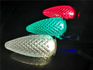 전문 품질 C9 크리스마스 조명 <span class=keywords><strong>LED</strong></span> 전구 반짝임 녹색 교체 전구 - Product Image 6