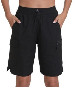 Shorts de vélo de haute qualité pour l'extérieur, avec ceintures élastiques, coupe ample, plusieurs poches, séchage rapide, imprimé anti-transpiration. - Product Image 1
