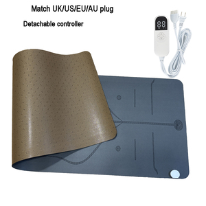 Tapis de yoga chauffant en cuir PU avec logo personnalisé, accessoire de gymnastique antidérapant avec fonction de chauffage électrique 120V pour usage domestique - Product Image 5