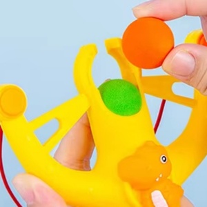 Jeu de fléchettes en plastique pour enfants, jouet de tir avec balles en mousse jaunes, jouets de sport en plein air pour parents et enfants - Product Image 6