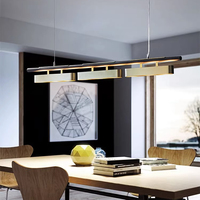 Luminaires suspendus en cuivre de style nordique de luxe pour salle à manger, luminaires suspendus modernes en marbre LED, lustres