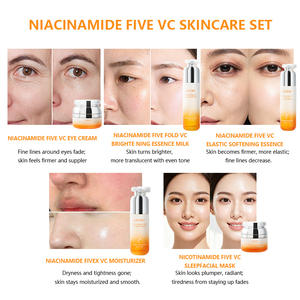 Ensemble de soins coréens pour la peau à la niacinamide Five VC, éclaircissant, anti-âge, hydratant, raffermissant, vitamine C, kit <span class=keywords><strong>complet</strong></span> de soins du visage - Product Image 2