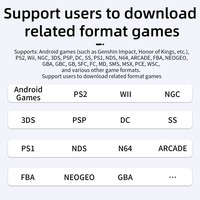 Pour console de jeu portable RG406V, écran tactile IPS HD de 4 pouces, système Android 13, lecteur de jeux rétro 64 bits, Wi-Fi