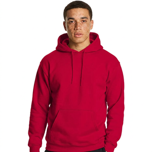 Sweat à capuche décontracté pour homme en polaire polyester/coton de haute qualité, coupe classique, logo personnalisé sur le devant, séchage rapide, respirant, pour l'hiver et les activités de plein air - Product Image 1