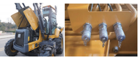 KATOCASE Multi-Fungsi Skid Steer Loader Wheel Loader Backhoe Loader Mesin Diesel Bearing Gearbox Hidrolik Eaton Pertambangan