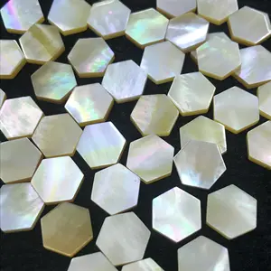 Beautiful Very High Quality Hexagon Shape Flat Mother of Pearl Sheet