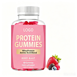 Bonbons Gommeux Énergétiques Végans Sans Sucre pour Adultes, Marque Blanche OEM, Riches en Protéines (50g+ de Protéines de Lactosérum et de Pois), pour une Énergie Optimale - Product Image 1