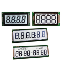 Fabrik Kleiner Mini Kundenspezifischer OEM TN/HTN TFT Reflektiver 2-8-stelliger 7-Segment-LCD-Bildschirm Zweizeilige Serielle Schnittstelle LED-Hintergrundbeleuchtung 0,5