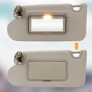 Pare-soleil Nissan Teana 96400-3TA2A Beige Lot de deux avec miroir et lumière pour modèles 2013-2018 - Product Image 1