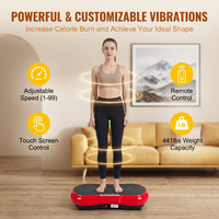 Plateforme vibrante professionnelle pour usage commercial et domestique, idéale pour la réduction de poids et la relaxation musculaire.