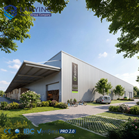 Estructuras de Acero para Naves Industriales Modernas CWB, Almacenes Prefabricados, Diseño Personalizado, Servicio de Exportación