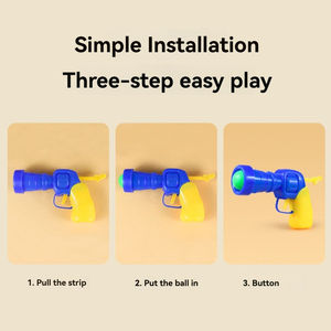 Modern yeni kedi oyuncak eğitim Teaser Scratch topu ve kediler için yavru ponponlar sessiz interaktif peluş silah - Product Image 5