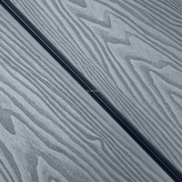 Vente en gros de panneaux de lattes en plastique composite en bois WPC pour l'extérieur Clôture facile à assembler avec un design de luxe pour les balcons Pelouse