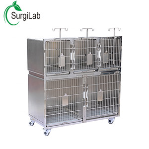 Stainless Steel Luxury Veterinary Cat Cage Dog Cag for Clinic <strong>Gaiola</strong> De Cachorro Jaula De Perro - Product Image 6