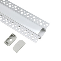 Profilé en T en alliage d'aluminium anodisé architectural - Profil LED encastré au plafond pour cloison sèche en plâtre |   CRI 90 Dimmable Garantie 5 ans