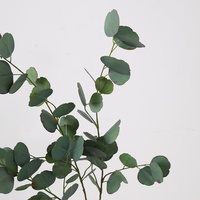 Grensoverschrijdende simulatie zijdeachtige eucalyptusblad dubbelzijdige 80cm DIY decoratie bloemstuk eucalyptus