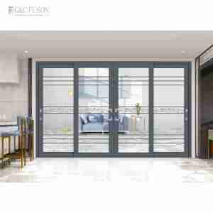 Hot bán trượt kính nhôm hồ sơ cửa nhôm cửa trượt ban công tủ quần áo chất lượng cao hiệu quả trượt Bacony cửa - Product Image 1