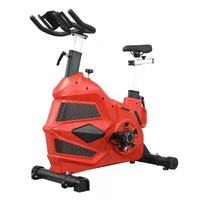 Bicicleta de Spinning Comercial de Alto Rendimiento, Marco de Acero Inoxidable, Alta Calidad, Accionamiento Autopropulsado, Resistencia Ajustable, para Gimnasio