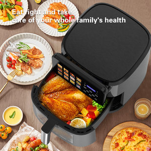 Nueva Freidora de Aire Inteligente de 10L, Horno Digital sin Aceite, Freidora de Aire de Acero Inoxidable con Gran Pantalla a Color, la Mejor de China para la Cocina - Product Image 5