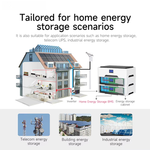 Sistemas de Almacenamiento de Energía para el Hogar ESS BMS 8S 24V 16S 48V 100A 200A Smart Lifepo4 48V Inversor BMS - Product Image 3