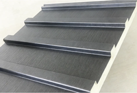 Panneau sandwich en mousse de polyuréthane PU de 30 mm et 50 mm d'épaisseur, type Grande Muraille, pour toiture en aluminium, fabriqué en Chine