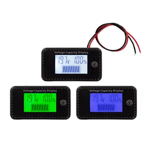 LCD pin công suất Màn hình chỉ số chì axit Lithium điện áp đo Meter