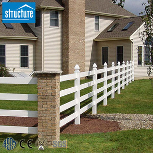 Trung Quốc Nhà sản xuất & nhà cung cấp của PVC Vinyl 4 đường sắt bài và đường sắt hàng rào an toàn hàng rào cho paddock ngựa trang trại và trang trại sử dụng - Product Image 6