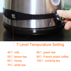 371379 CE/GS 1,7L Plastikfreier Edelstahl-Wasserkocher mit Abnehmbarem Deckel - Product Image 2