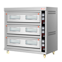 Four à pizza électrique ou à gaz commercial Équipement de boulangerie-pâtisserie en acier inoxydable du fournisseur chinois avec un bon prix