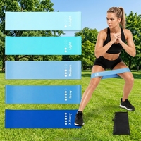 Set de Bandas de Resistencia para Yoga, Bandas Elásticas de Látex para Pilates, Fitness, Gimnasio, Ejercicio, Logotipo Personalizado OEM