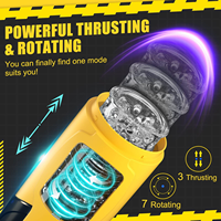 Masturbateur Intelligent à Succion avec Vibration et Design de Godet en Forme d'Avion pour une Masturbation Confortable
