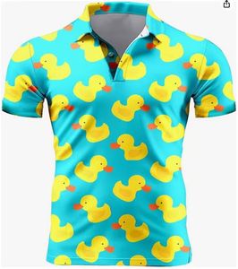 Camiseta de Golf <span class=keywords><strong>para</strong></span> Hombre, Impresión 3D, Manga Corta, Estampado Animal, Secado Rápido, Absorbe la Humedad, Transpirable, 100% Poliéster, Informal, Verano - Product Image 2
