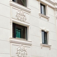 Revêtement en pierre calcaire beige portugaise artisanale exceptionnelle, qualité supérieure moderne pour les projets de bardage extérieur de villas luxueuses