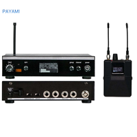 Système de monitoring intra-auriculaire stéréo sans fil 566 - 590 MHz avec connecteur XLR